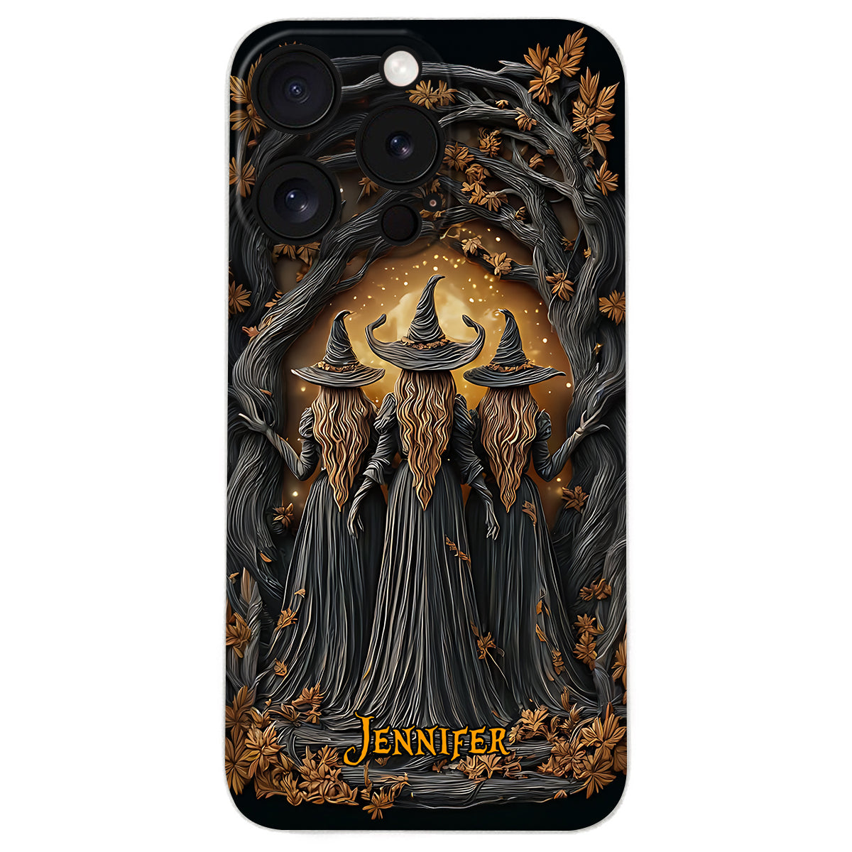 Best Witches - Personalized Witch Leather Phone Case