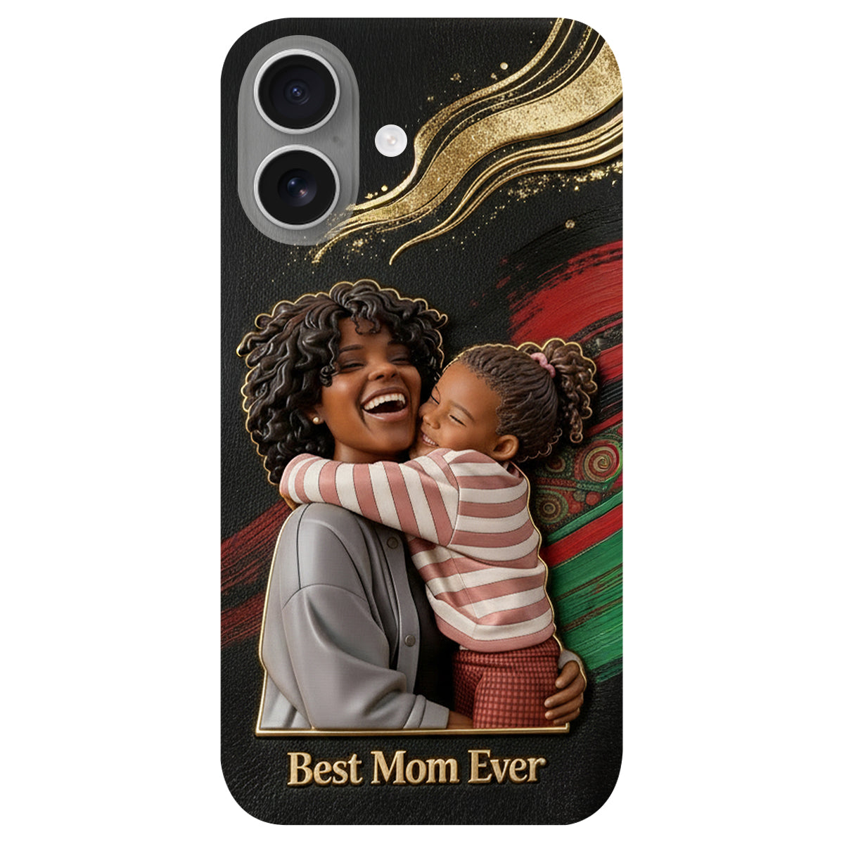 Black Pride, Black History Month - Personalized African American Leather Phone Case