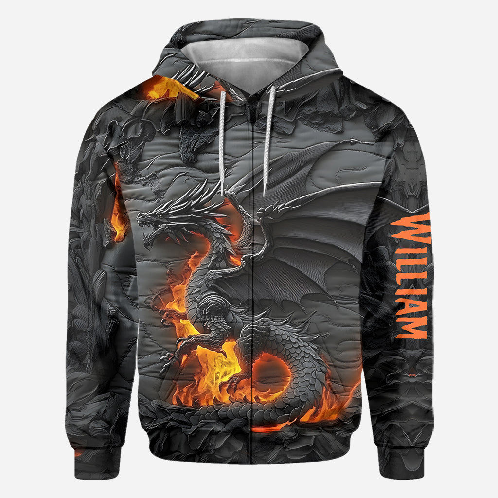 Fire Dragon - Personalized Dragon All Over Shirt