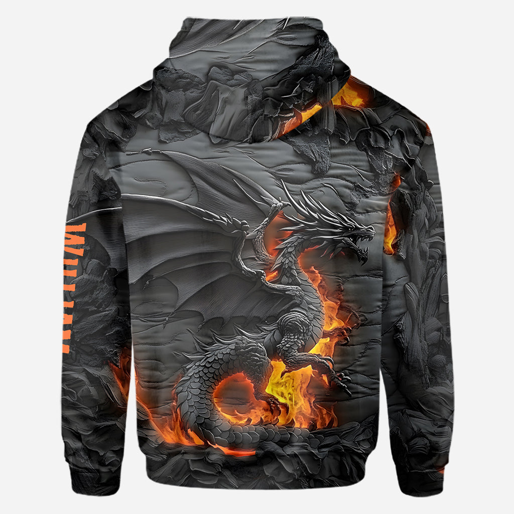 Fire Dragon - Personalized Dragon All Over Shirt