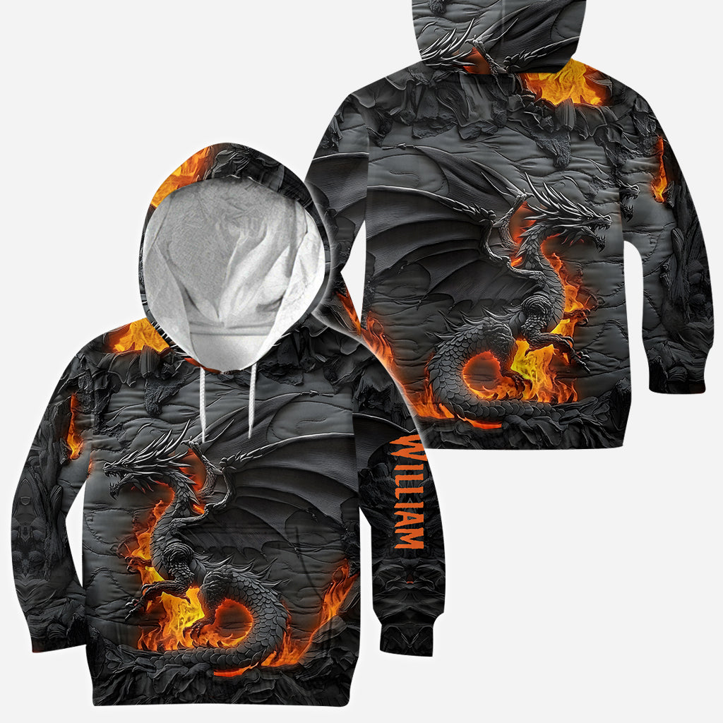 Fire Dragon - Personalized Dragon All Over Shirt