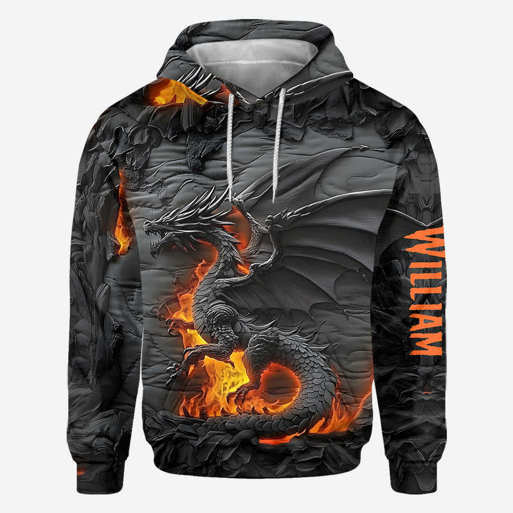 Fire Dragon - Personalized Dragon All Over Shirt