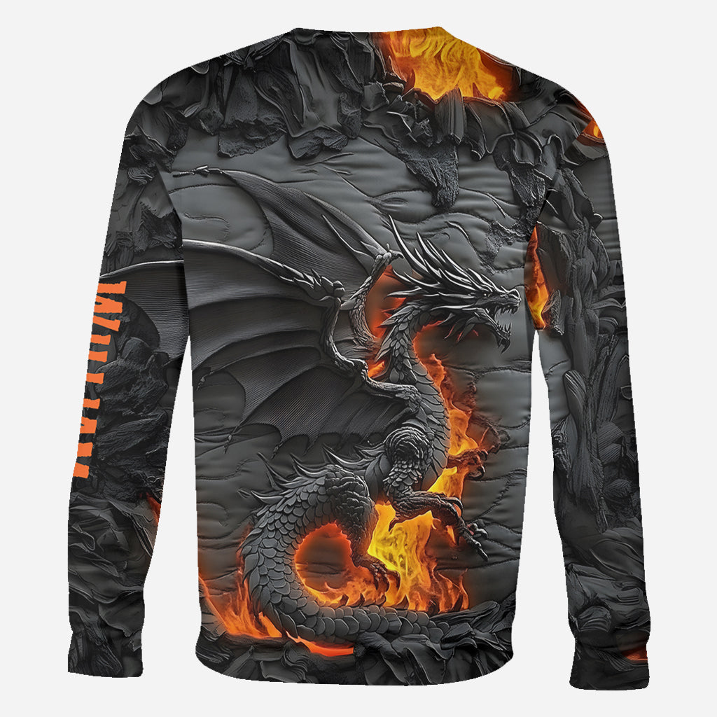 Fire Dragon - Personalized Dragon All Over Shirt