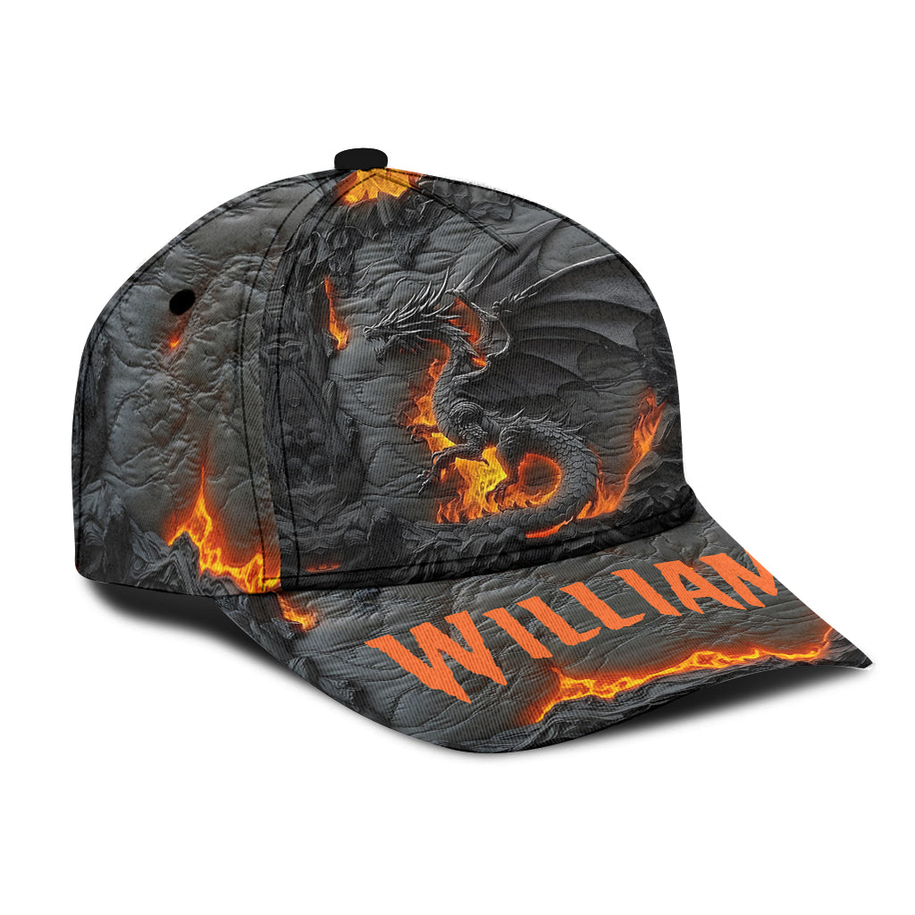 Fire Dragon - Personalized Dragon Classic Cap
