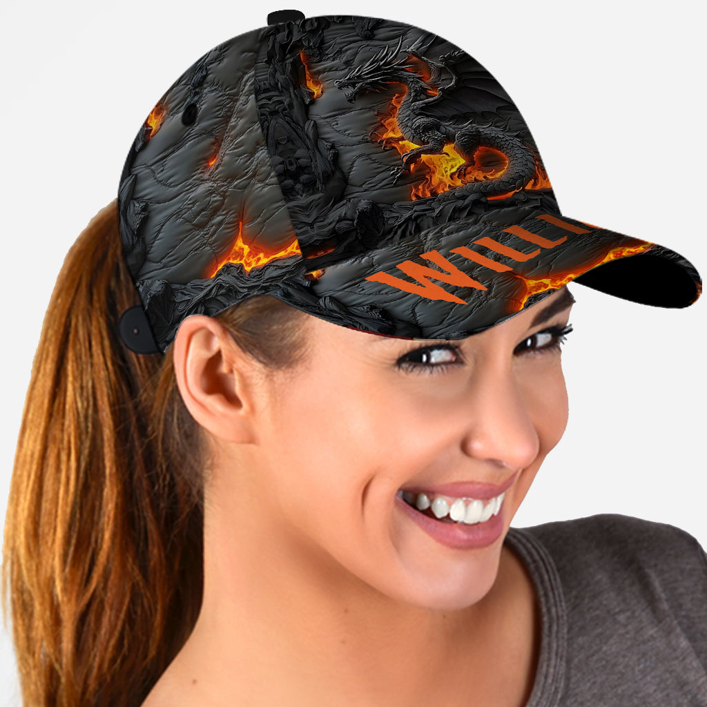 Fire Dragon - Personalized Dragon Classic Cap
