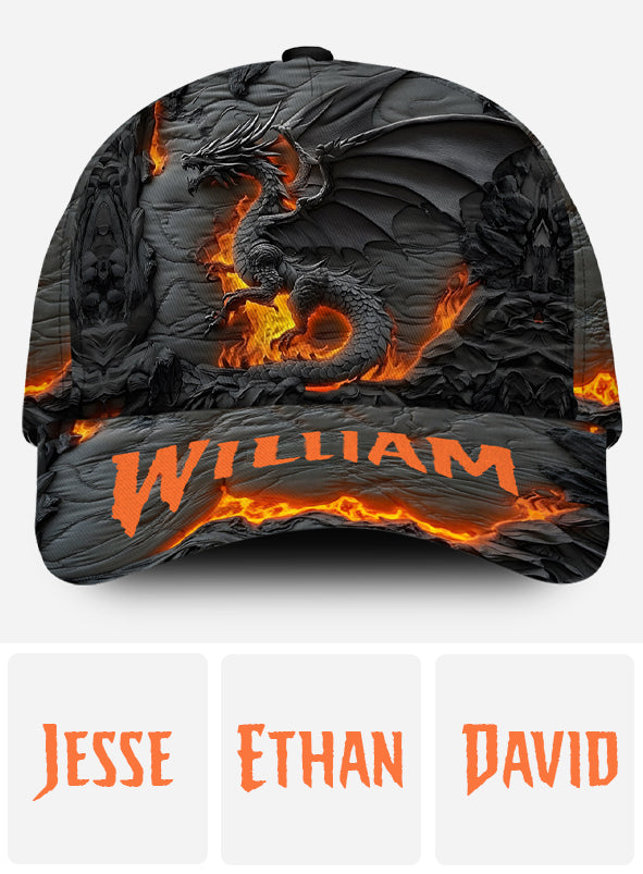 Fire Dragon - Personalized Dragon Classic Cap