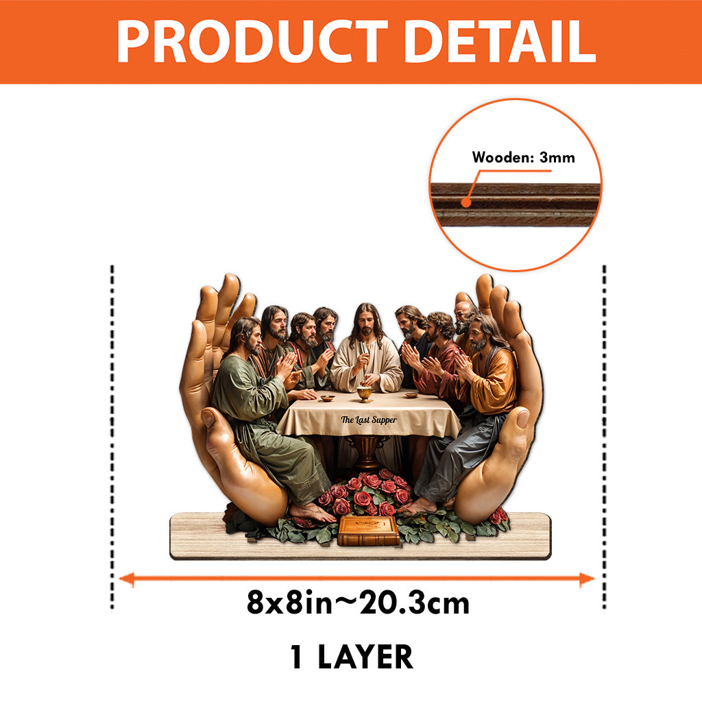 The Last Supper - Personalized Christian 1 Layered Big Freestanding
