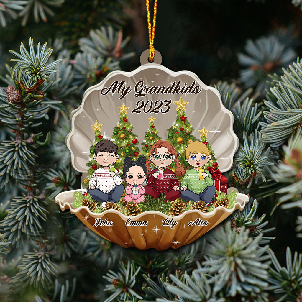 My Grandkids - Personalized Grandma Ornament
