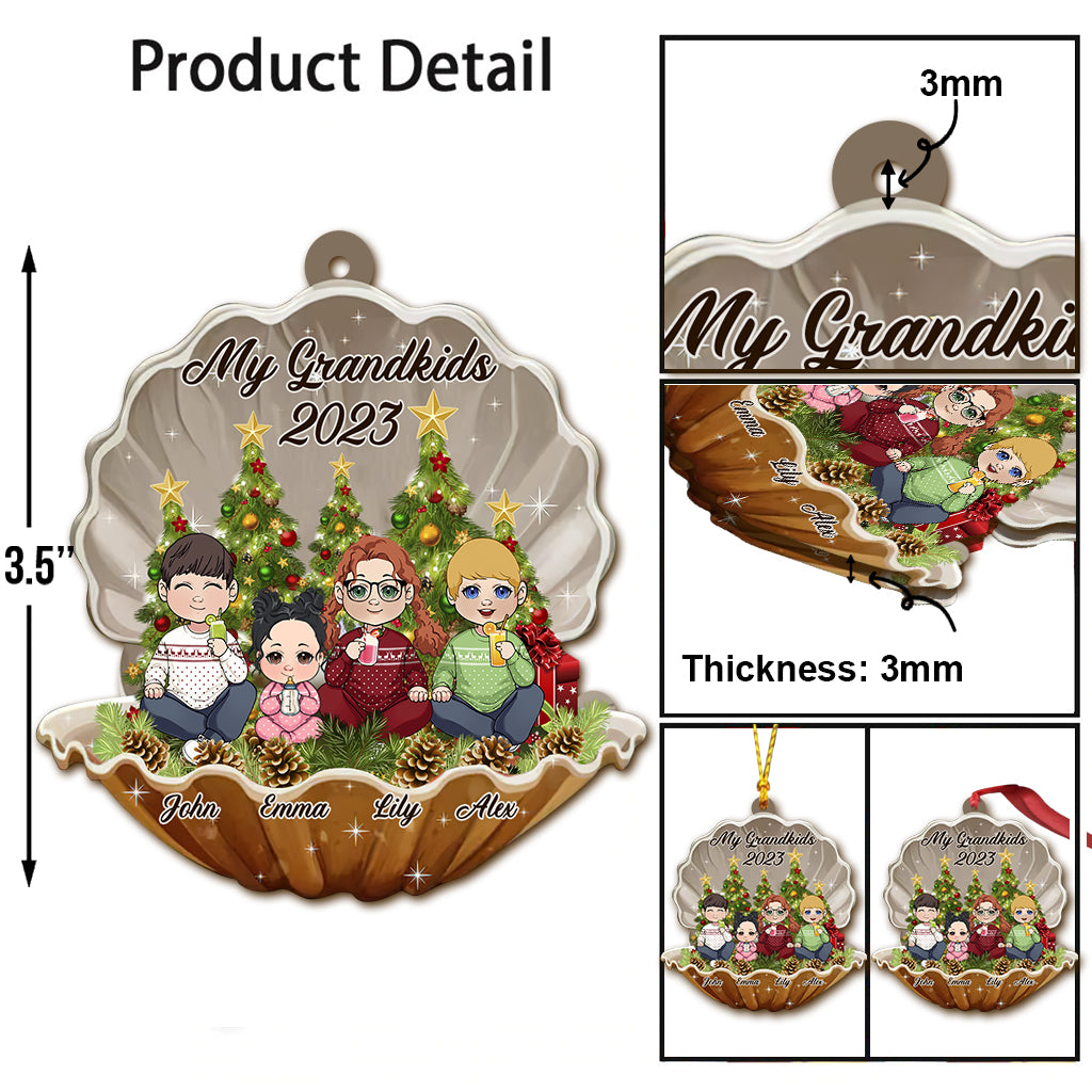 My Grandkids - Personalized Grandma Ornament