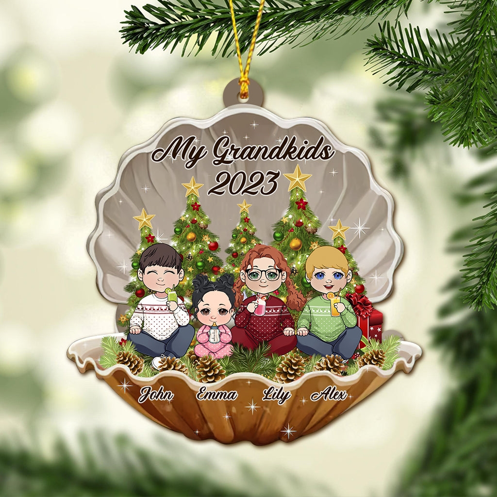 My Grandkids - Personalized Grandma Ornament