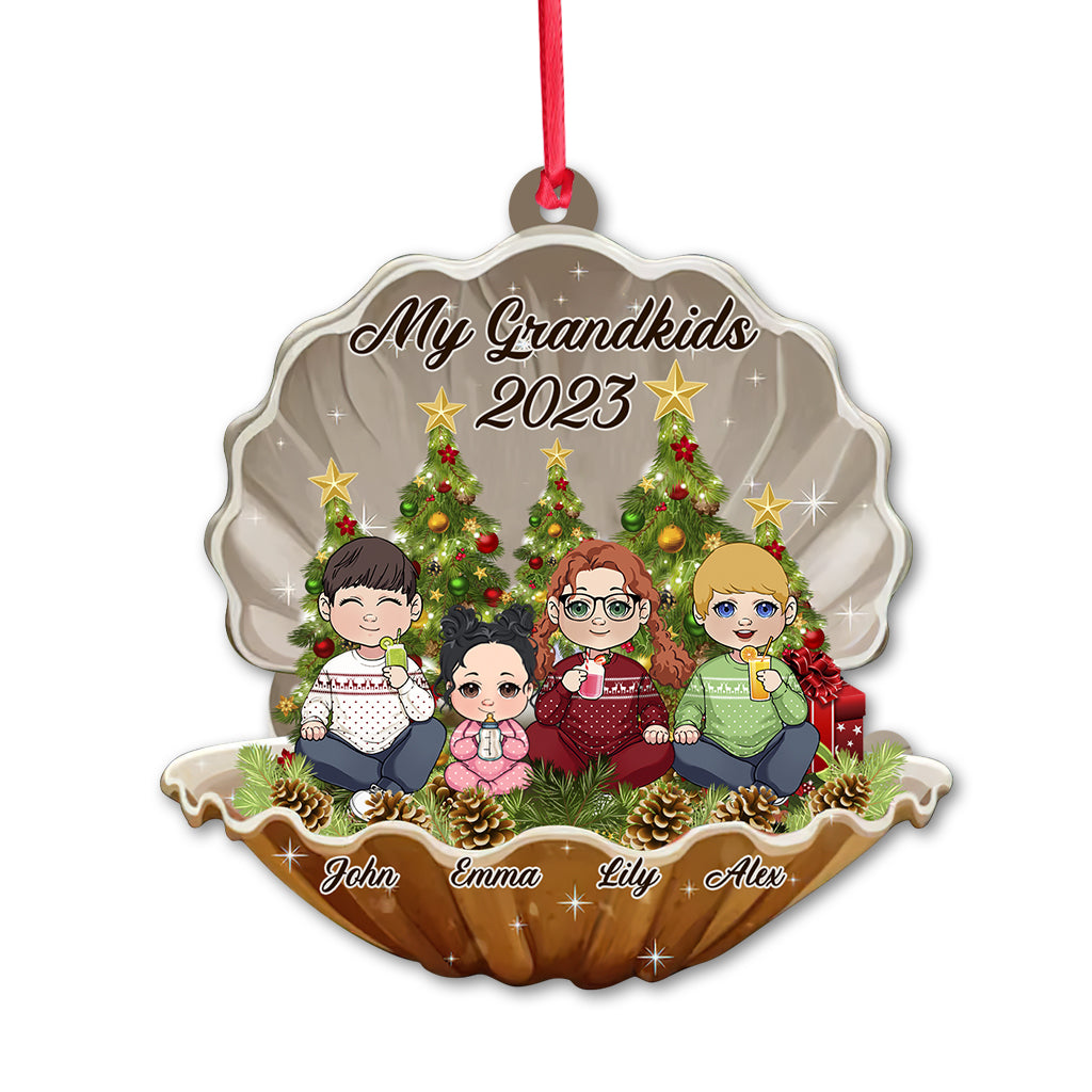My Grandkids - Personalized Grandma Ornament