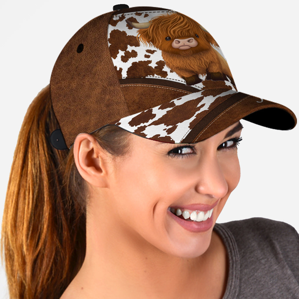 Love Highland Cows - Personalized Classic Cap