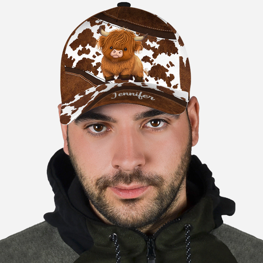 Love Highland Cows - Personalized Classic Cap
