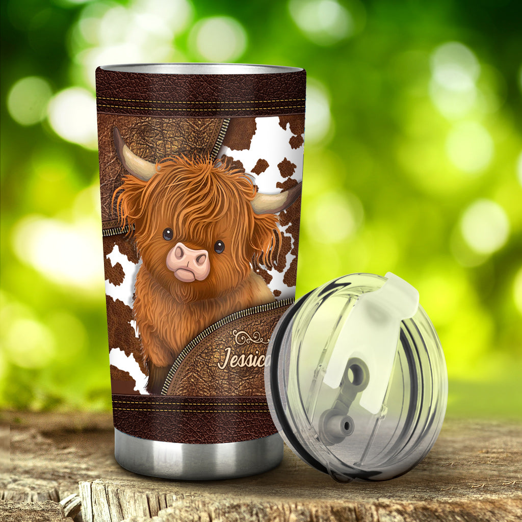 Love Highland Cows - Personalized Tumbler
