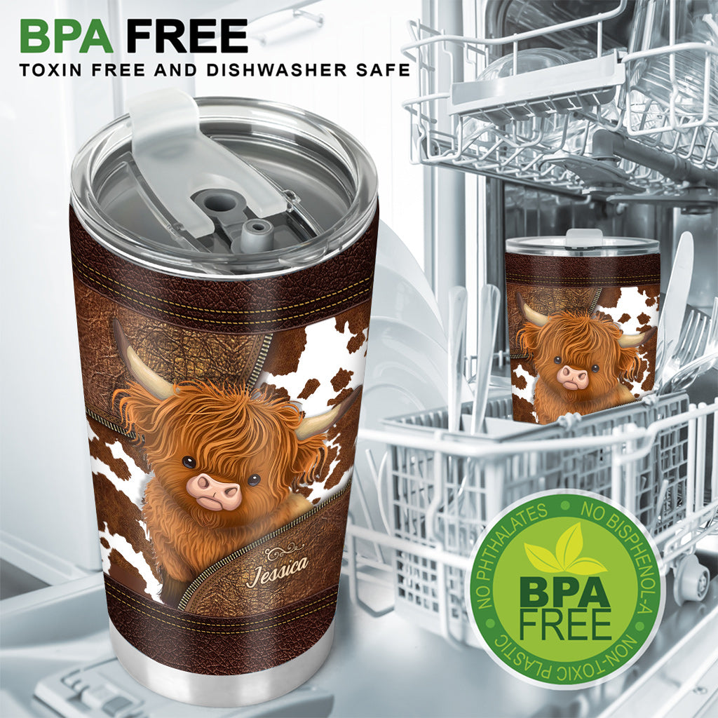 Love Highland Cows - Personalized Tumbler