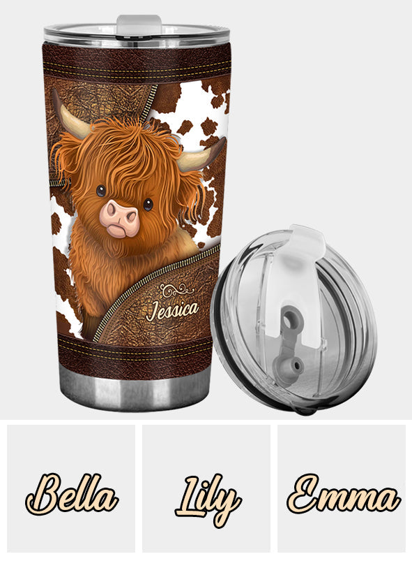 Love Highland Cows - Personalized Tumbler