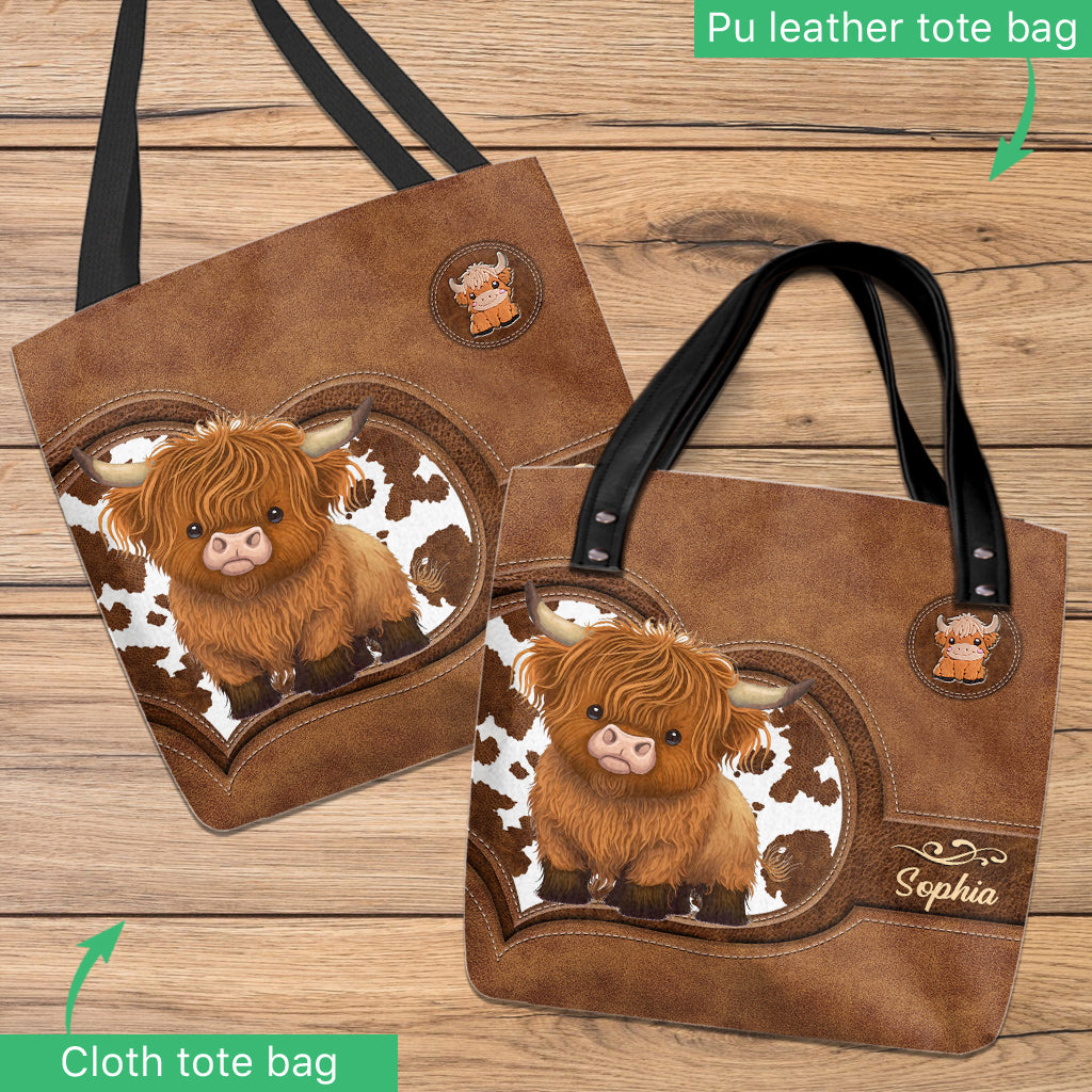 Just A Girl Who Loves Highland Cows - Personalized Tote Bag