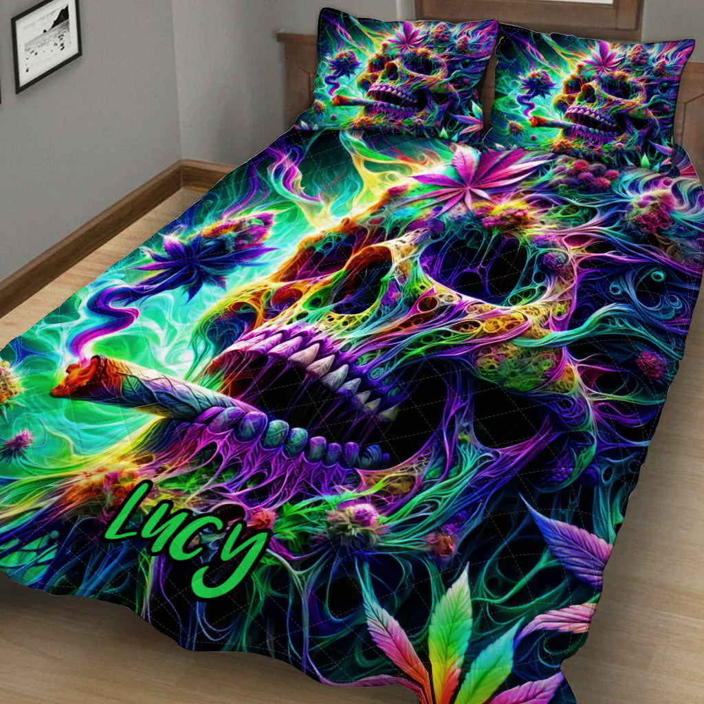 Dope Soul - Personalized Weed Quilt Set