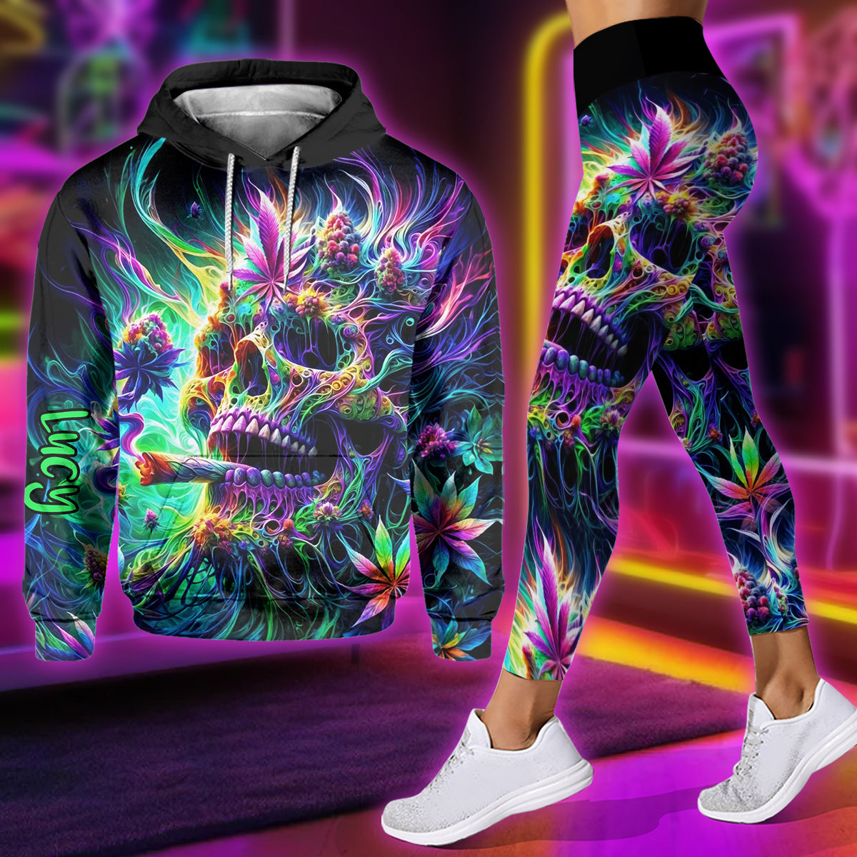 Dope Soul - Personalized Weed Hoodie and Leggings