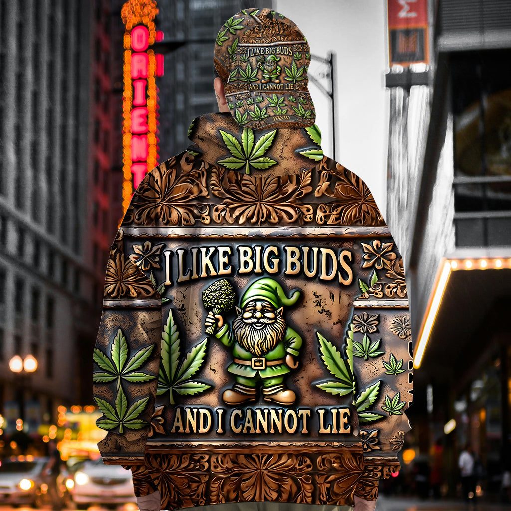 I Like Big Buds - Personalized Weed All Over Print Hoodie & Classic Cap