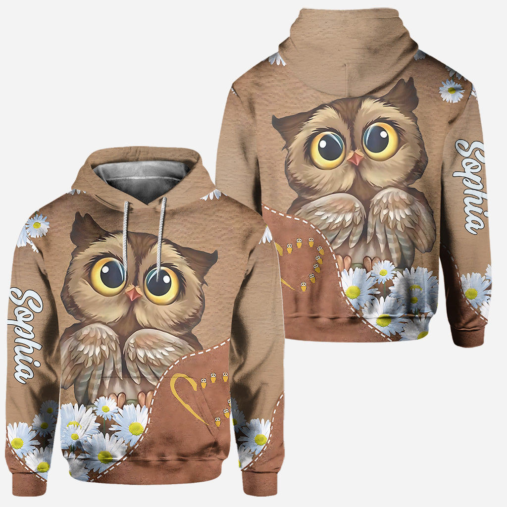 Beautiful Owl - Personalized Owl Hoodie and Leggings