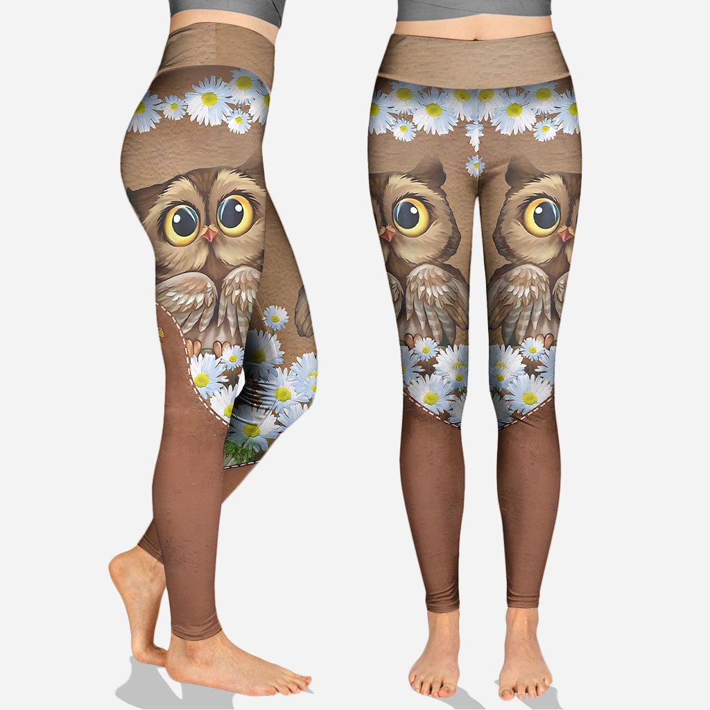 Beautiful Owl - Personalized Owl Hoodie and Leggings