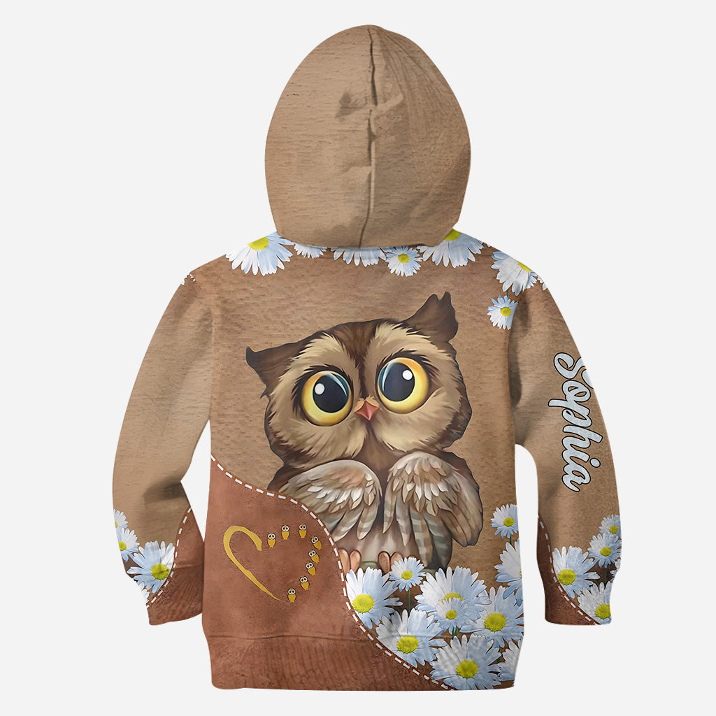 Beautiful Owl - Personalized Owl Hoodie and Leggings