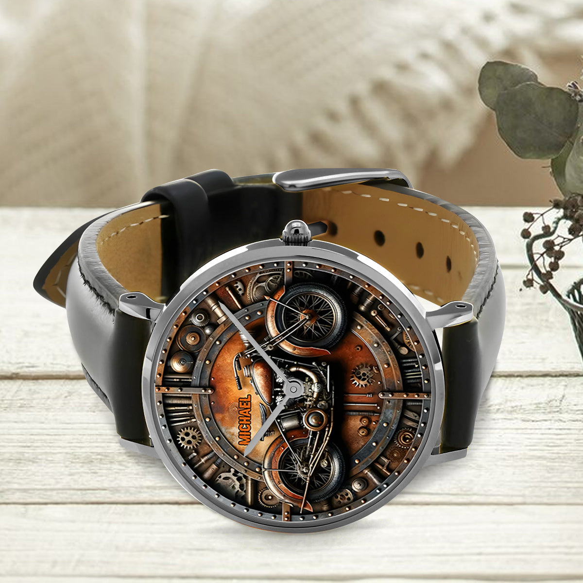 Time To Ride - Personalized Biker Hand Watch