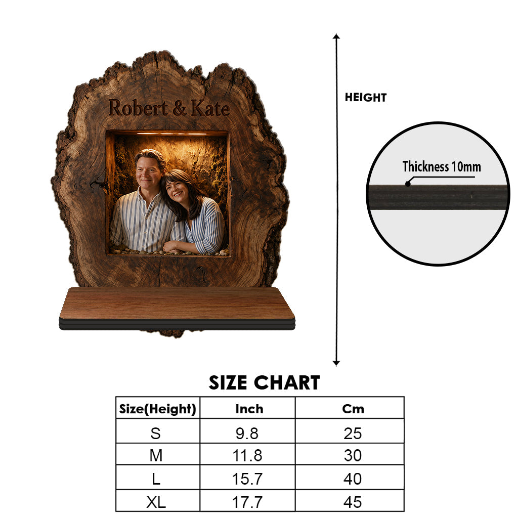 Personalized LGBT Latin Couple Live Edge Wooden Floating Shelf, Unique Engagement Wedding Gift for Queer Couple Home Decor