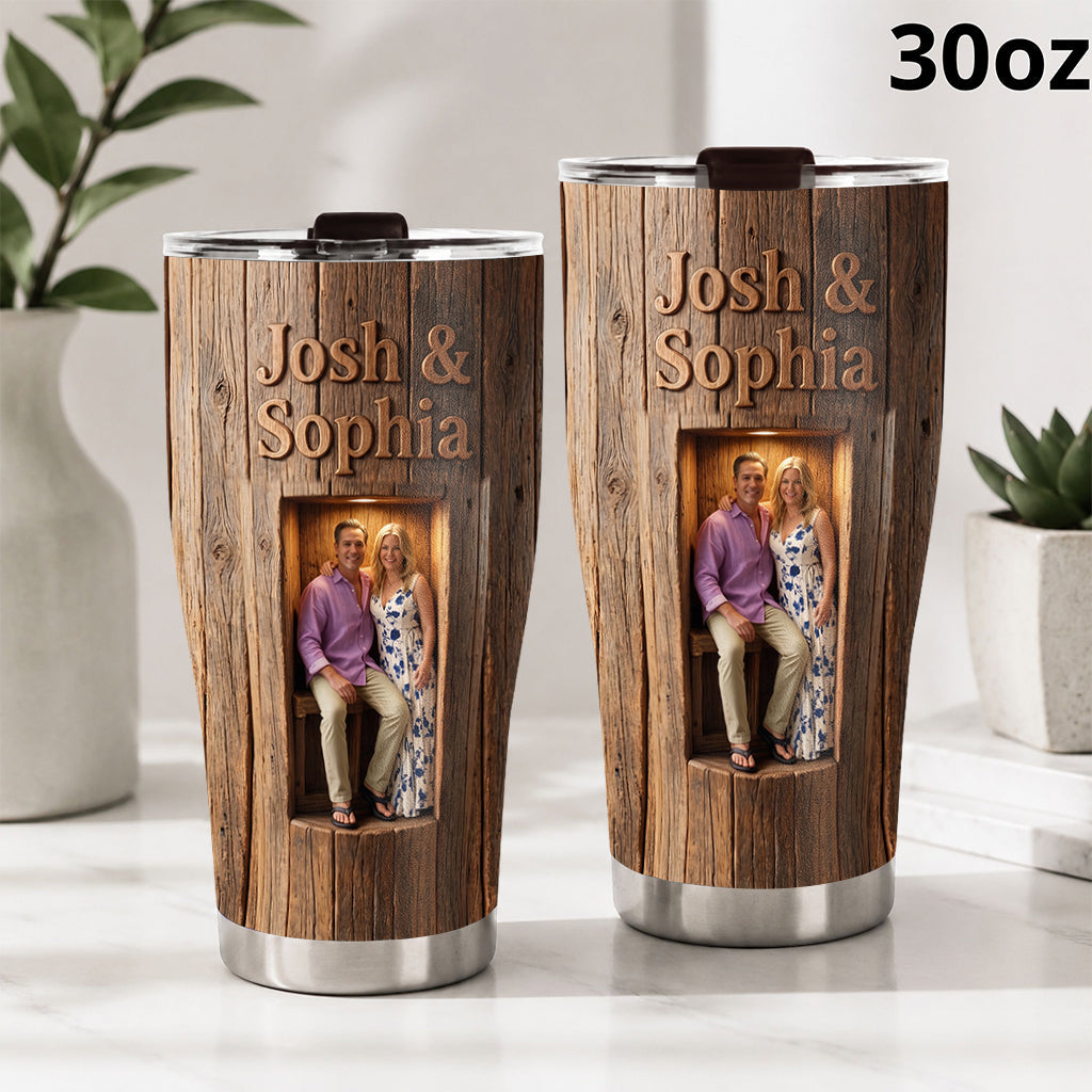 Personalized LGBTQ+ Couple Tumbler 'You & Me We Got This' Custom Anniversary Pride Gift for Partners