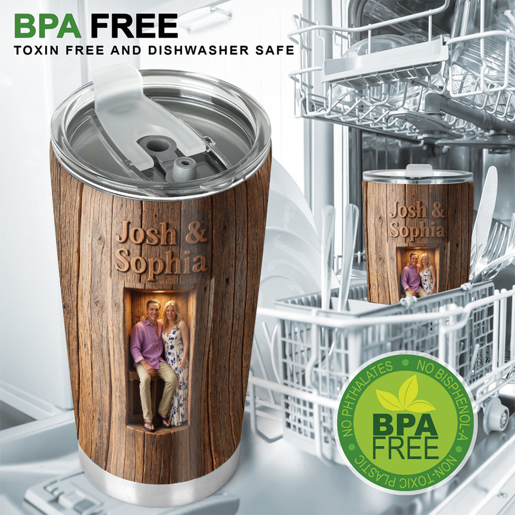 Personalized Rustic Elderly Latin Couple Anniversary Tumbler You & Me We Got This Sentimental Gift for Longtime Spouses