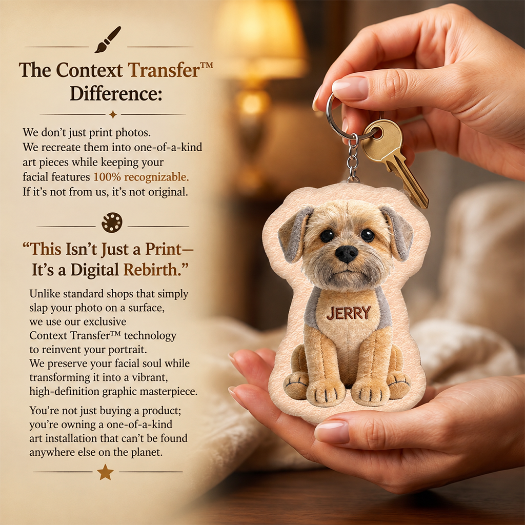 Cute Personalized French Bulldog Plush Keychain, Custom Name Frenchie Charm Gift for Dog Lovers & Pet Owners