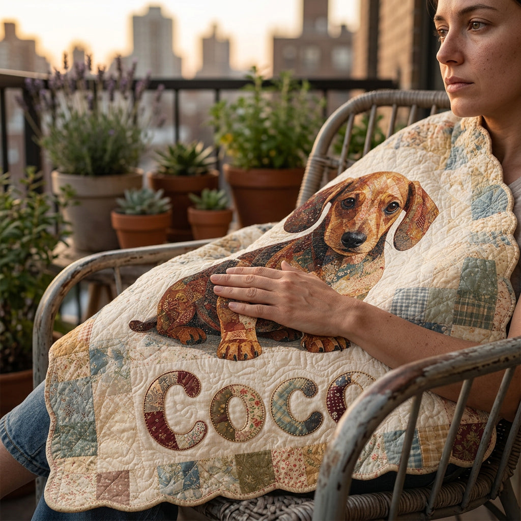 Happy Smiling Fawn Pug Shaped Personalized Patchwork Fleece Blanket - Cozy Gift For Pug Lovers & Dog Owners