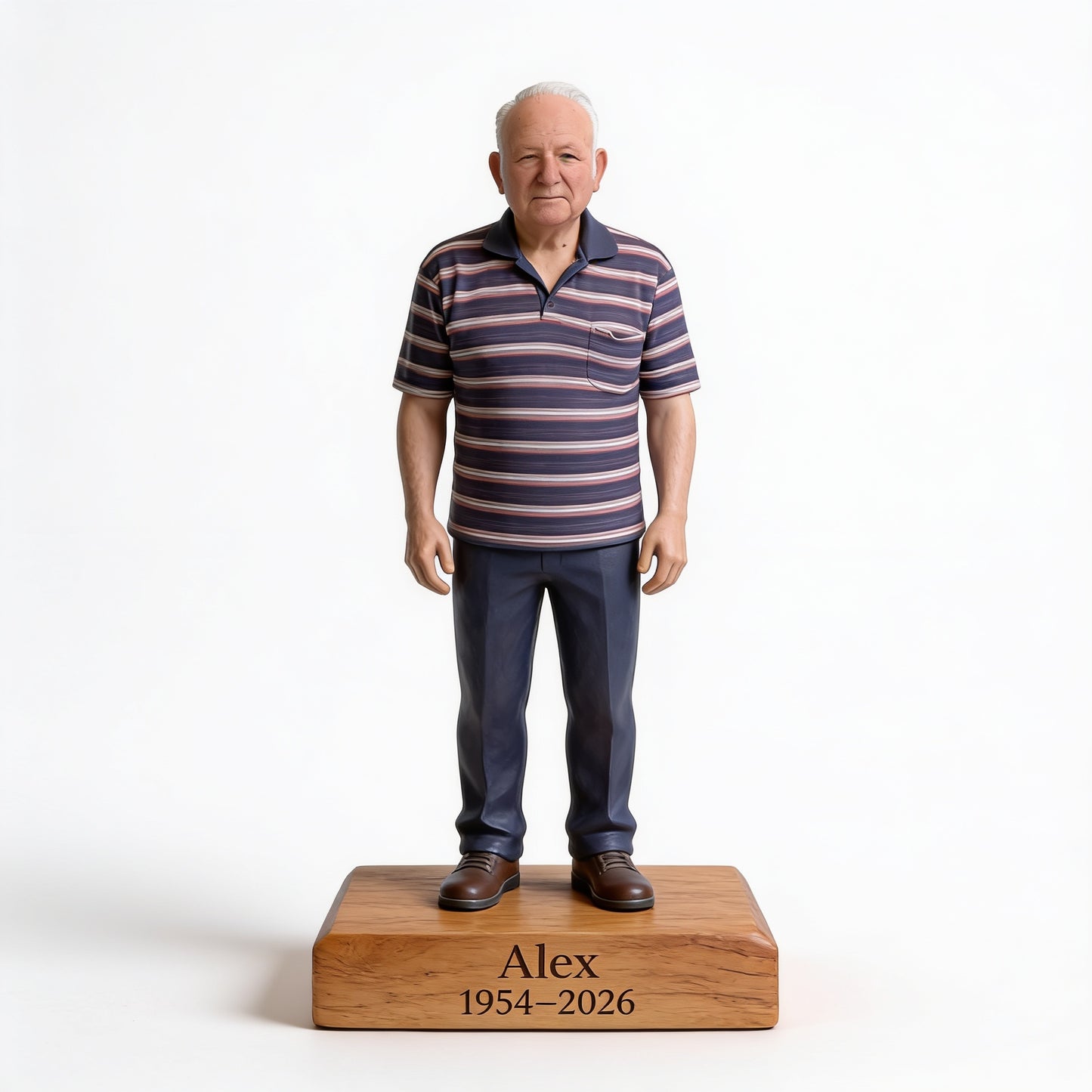 Personalized Older Men Memorial Custom Shaped Acrylic Plaque, Custom Photo Remembrance Keepsake Gift for Home Display
