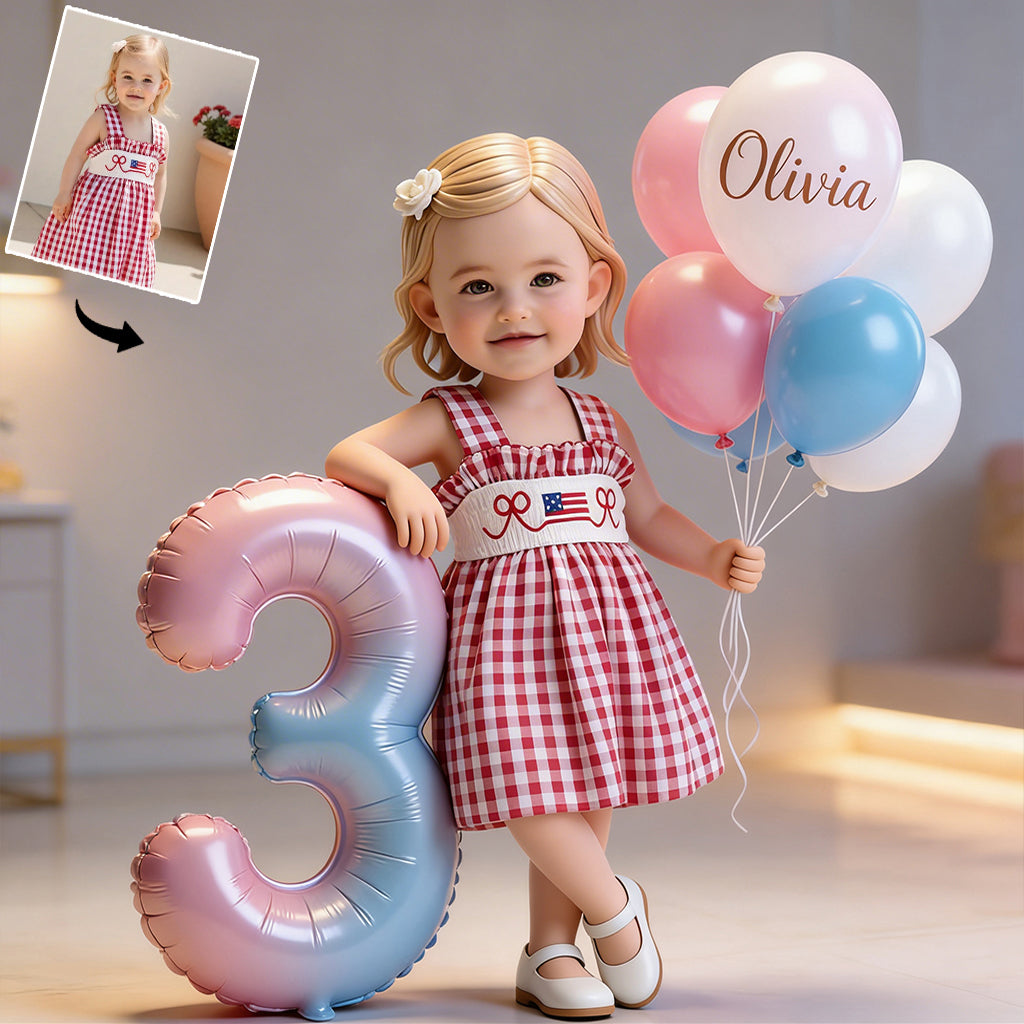 Personalized 60th Birthday Custom Shaped Acrylic Plaque, Older Woman with Balloons Custom Grandma Birthday Gift
