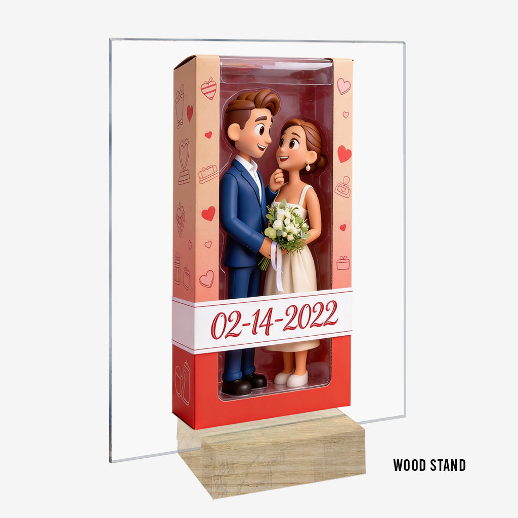 Personalized Latina Couple Custom Shaped Acrylic Plaque - Romantic I Love You Anniversary Gift For Couple Home Desk Decor Keepsake