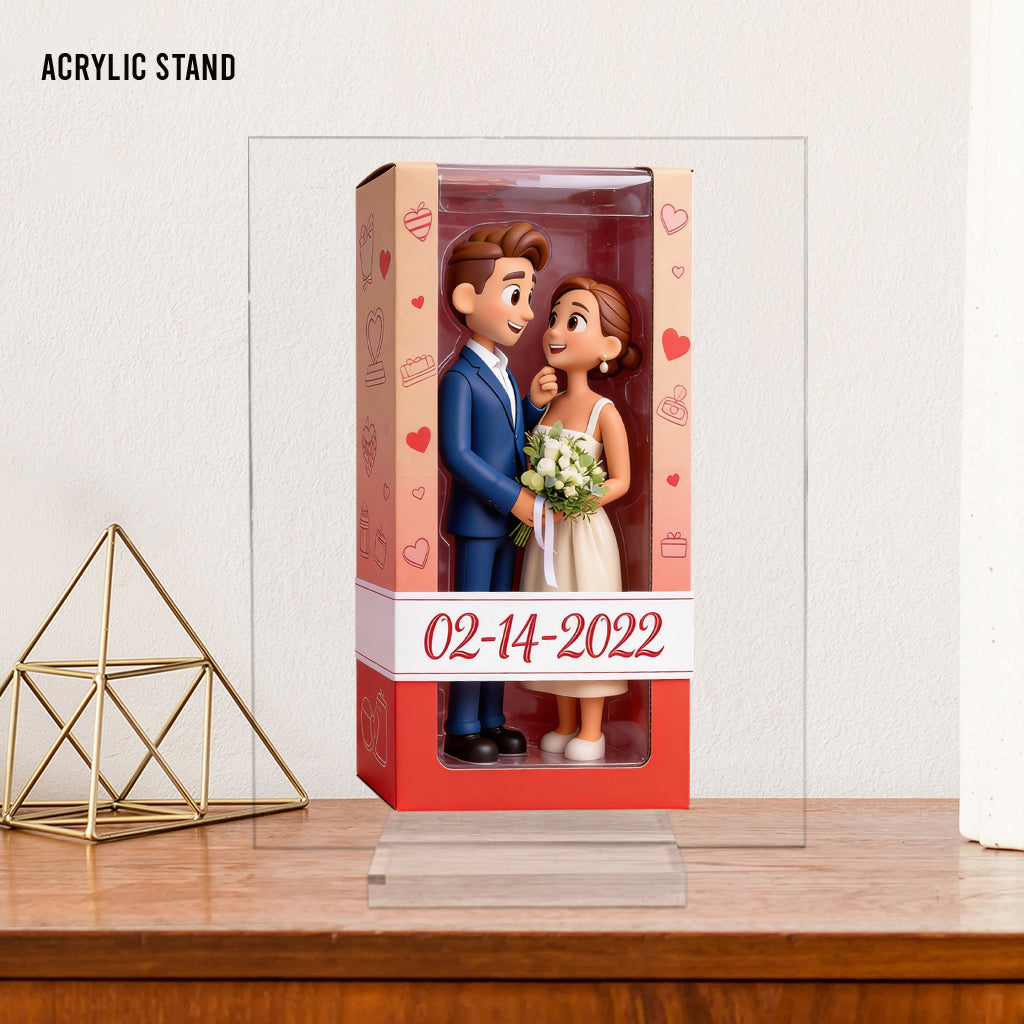 Personalized Latina Couple Custom Shaped Acrylic Plaque - Romantic I Love You Anniversary Gift For Couple Home Desk Decor Keepsake