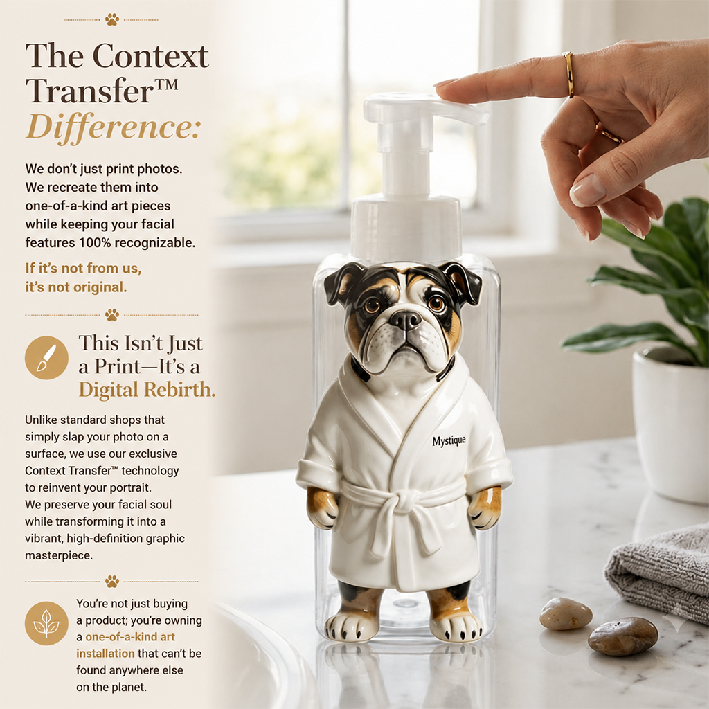 Personalized Yellow Labrador Retriever Soap Dispenser, Pet Lover Home Gift