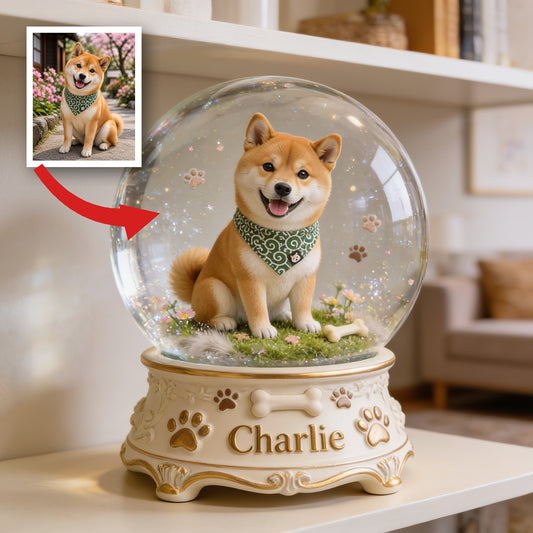 Personalized Japanese Shiba Inu Shaped Acrylic Plaque Table Decor Pet Lover Gift