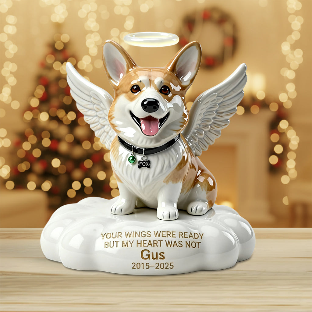 Custom Photo German Shepherd Angel Memorial Shaped Acrylic Plaque Dog Remembrance Gift