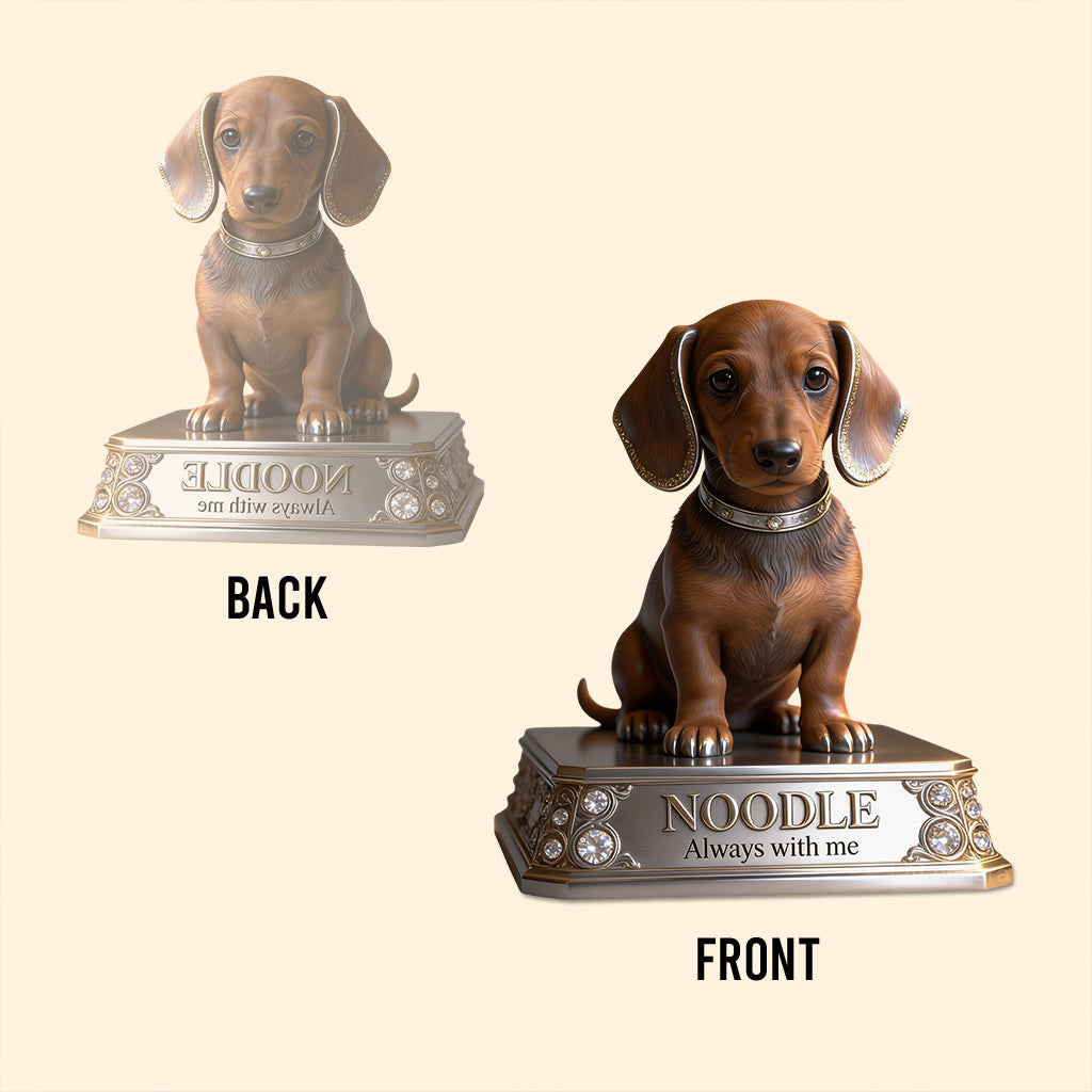 Personalized Angel Shih Tzu Custom Shaped Acrylic Plaque Pet Memorial Gift