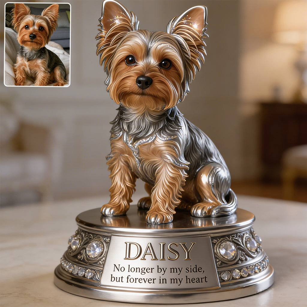 Personalized Angel Poodle Custom Shaped Acrylic Plaque Pet Memorial Gift