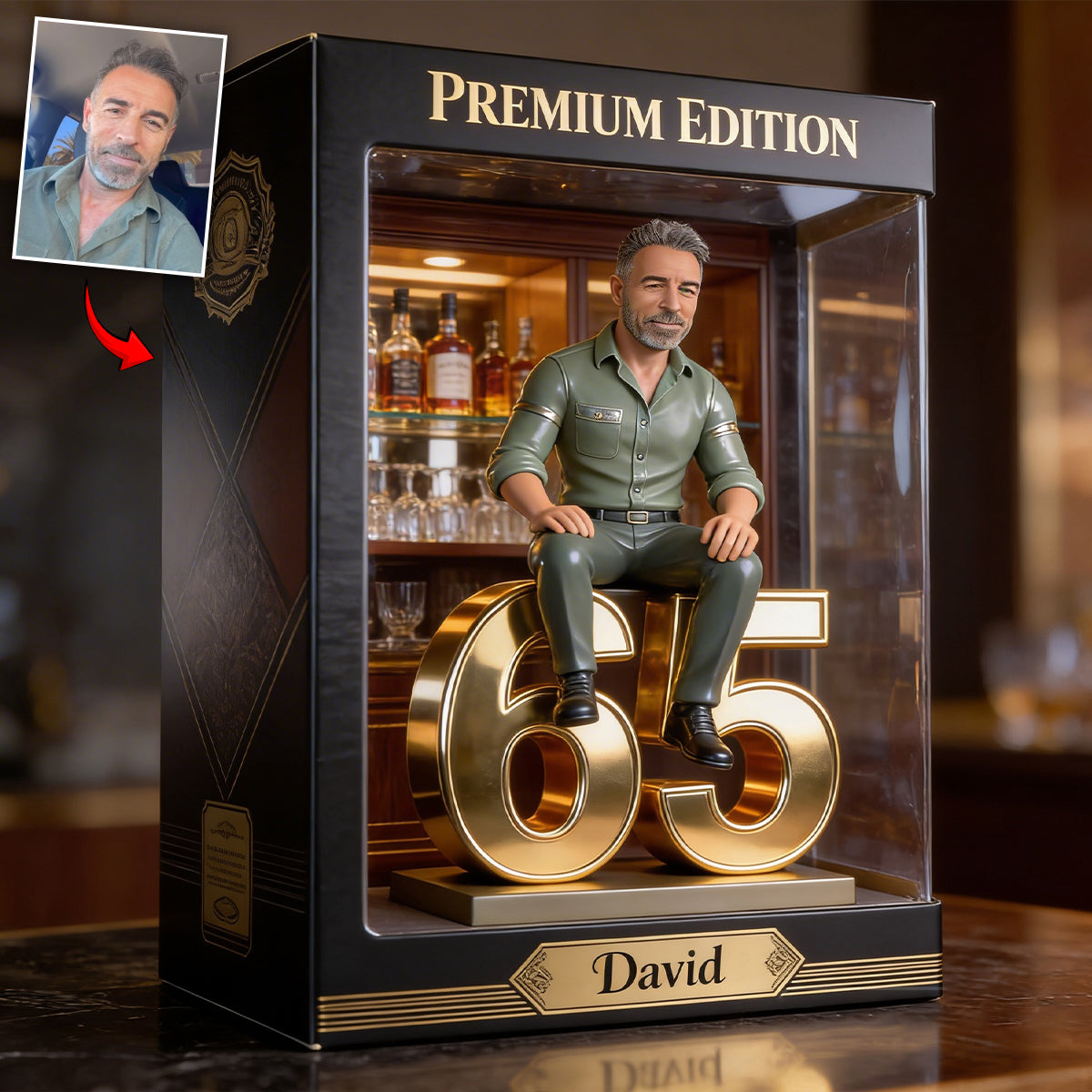 Personalized 21st Birthday Man Custom Shaped Acrylic Plaque Gift for Him