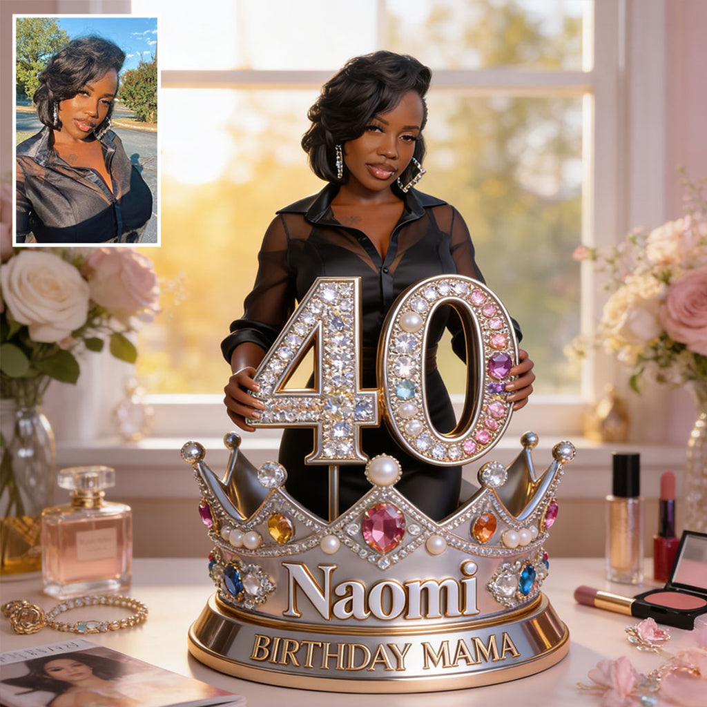 Personalized Birthday Little Girl Custom Shaped Acrylic Plaque Daughter Granddaughter Niece Gift
