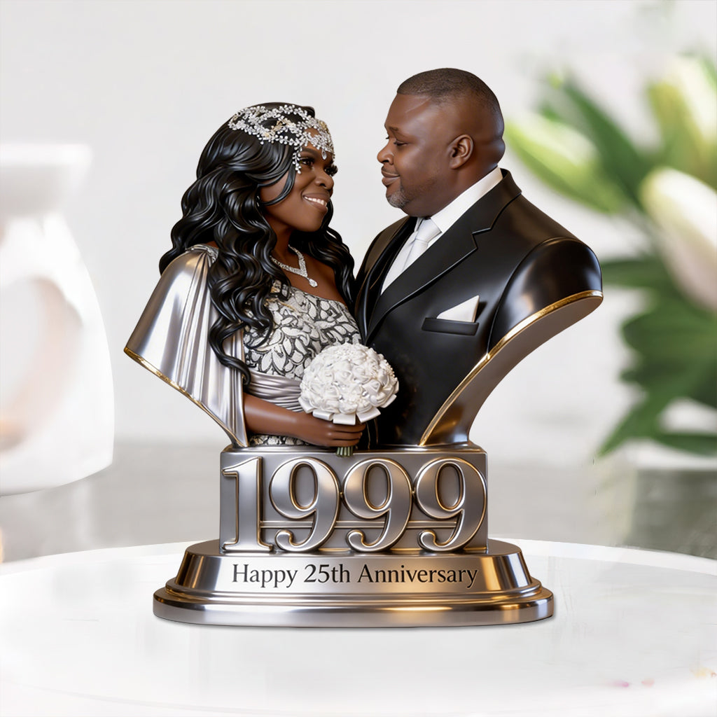 Custom Photo 10th Wedding Anniversary Wedding Couple 2016 Acrylic Plaque, Couple Keepsake Gift