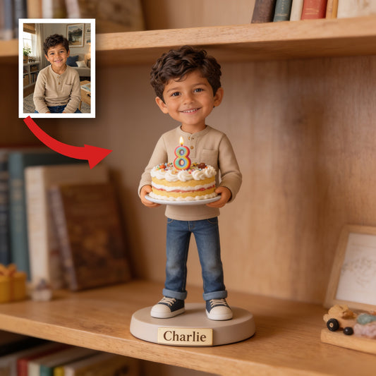 Personalized 8th Birthday Latino Little Boy Custom Shaped Acrylic Plaque Son Grandson Nephew Gift