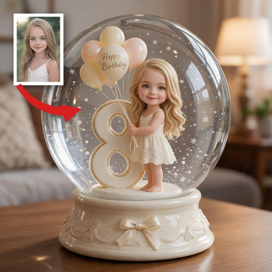 Personalized Birthday Little Girl Acrylic Plaque Gift for Daughter Granddaughter Niece