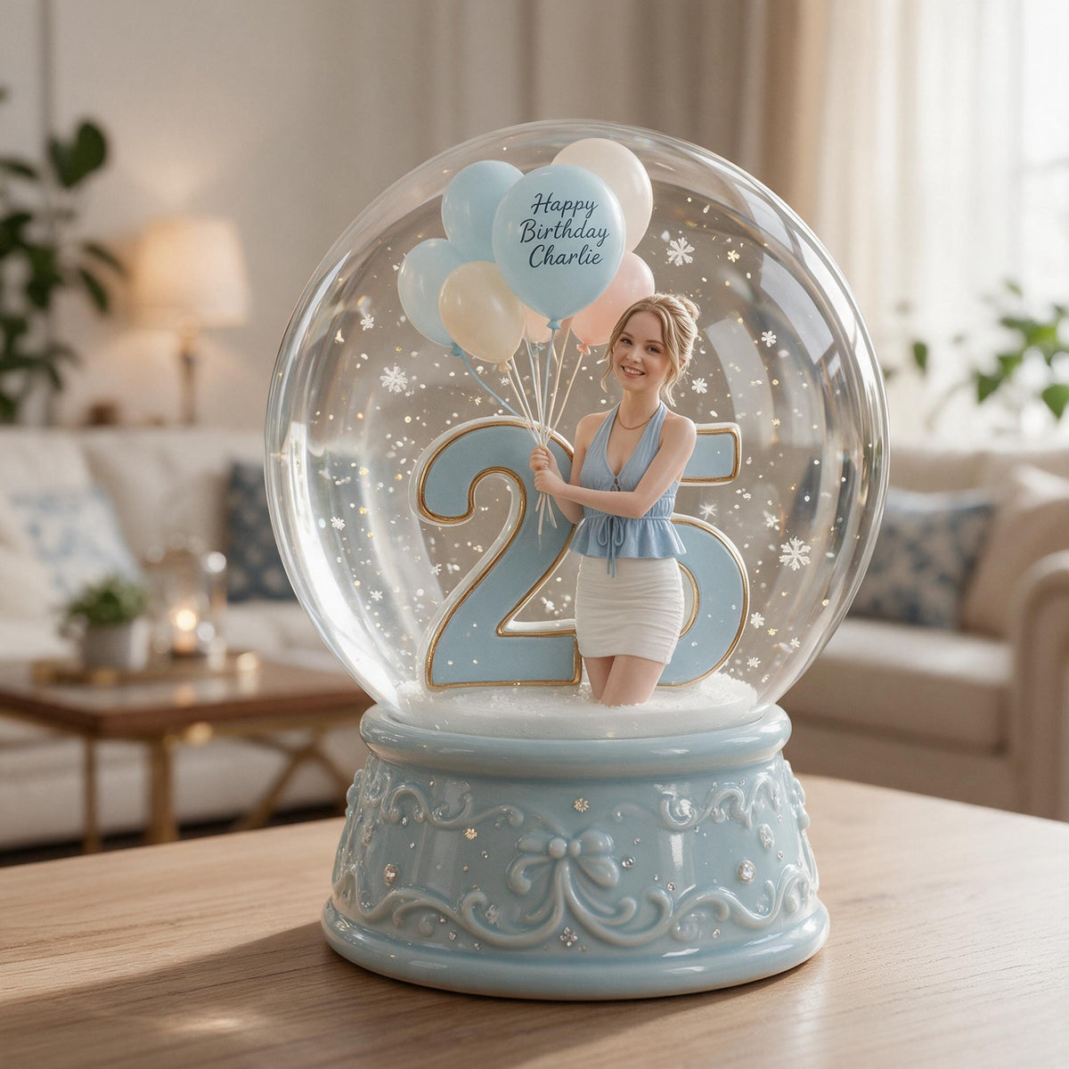 Personalized 25th Birthday Woman Acrylic Plaque Custom Keepsake Gift