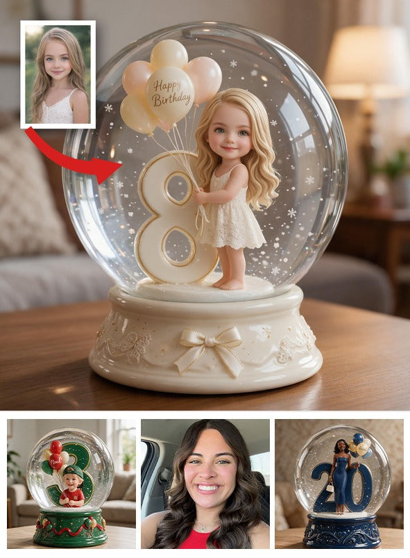 Personalized Birthday Little Girl Acrylic Plaque Gift for Daughter Granddaughter Niece