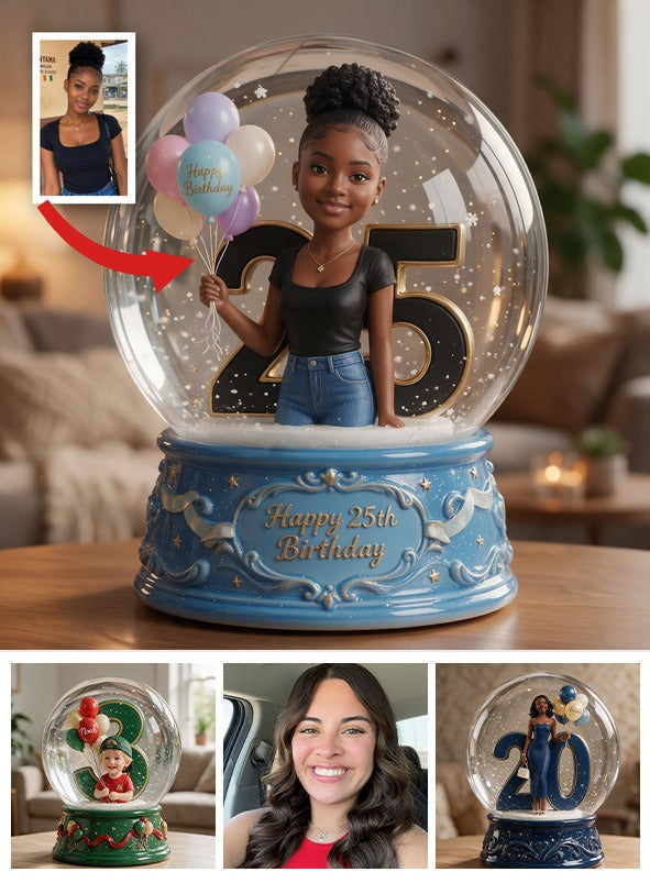 Personalized 25th Birthday Black Woman Acrylic Plaque Birthday Keepsake